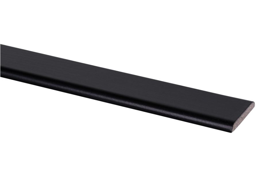 Couvre-joint pin laqué noir 5x37mm 270cm