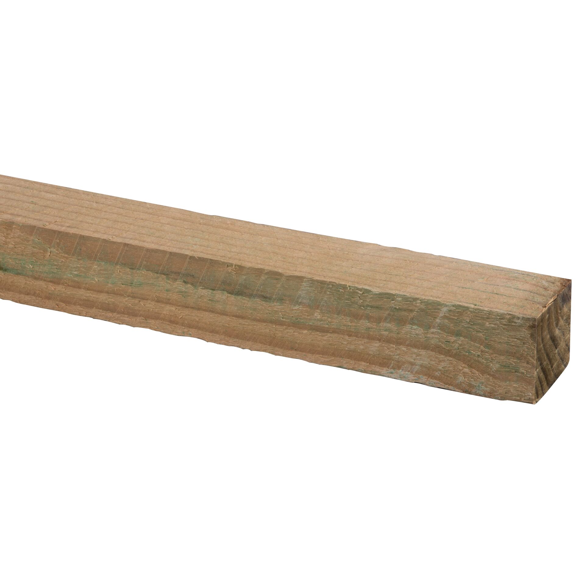 Ruwe paal vuren geïmpregneerd 46x46mm - 300cm