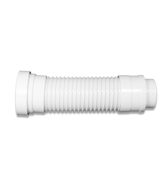 1 Jonction WC droit 40 cm flexible - diam 90/110 mm - plastique