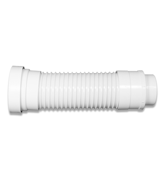 1 Jonction WC droit 50 cm flexible - diam 90/110 mm - plastique