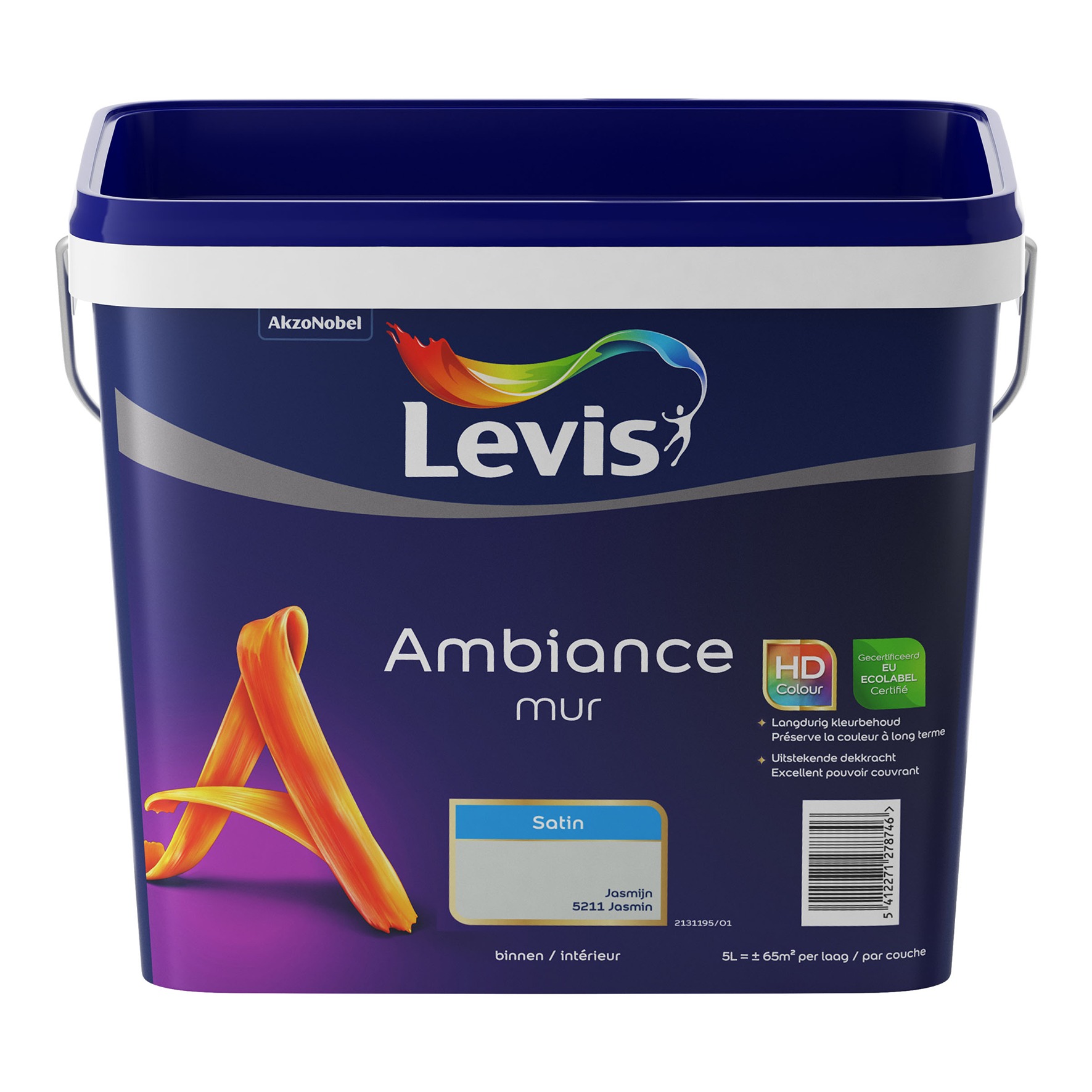 Levis Ambiance Mur Satin 5l Jasmijn