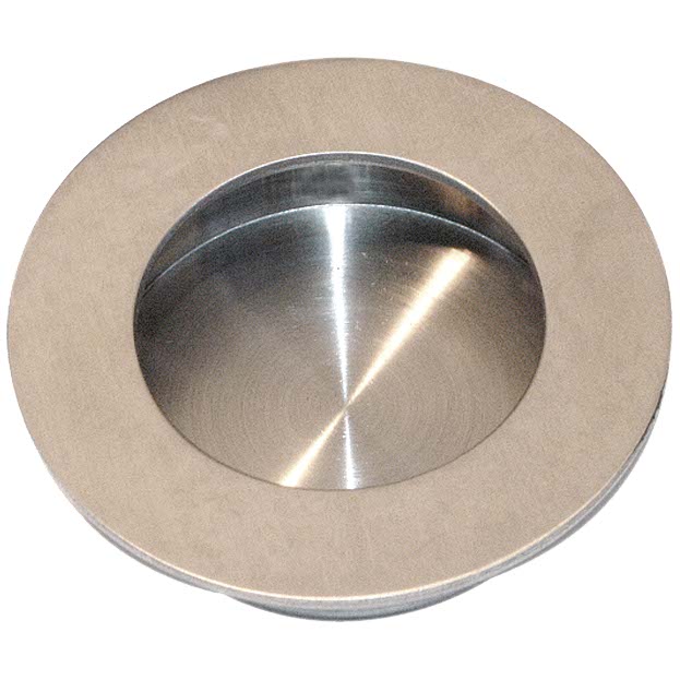 Komgreep 8mm inox rond 