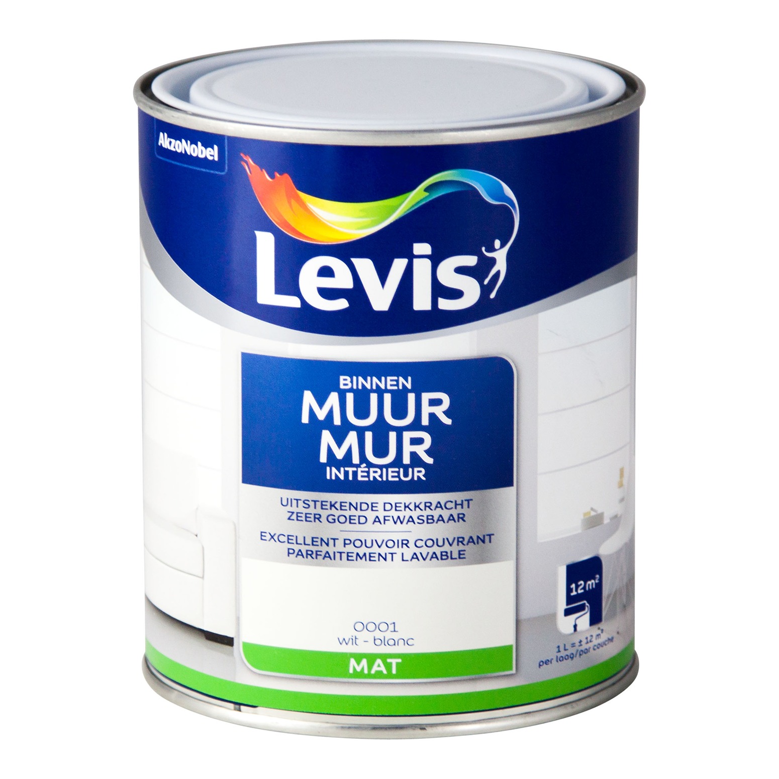 Levis Mur Intérieur Mat 1l Blanc
