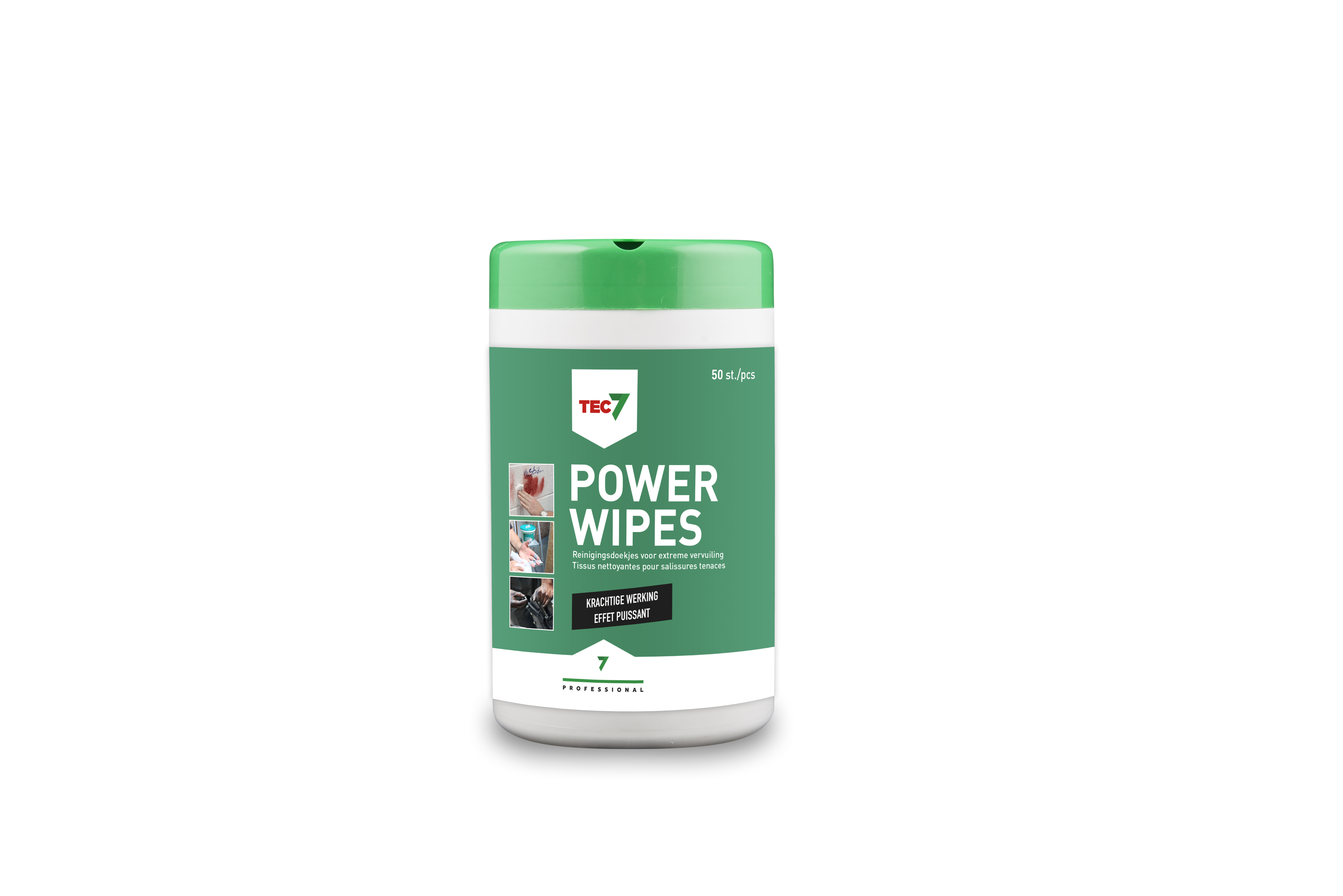 Tec7 Power Wipes 70 Stuks - Reinigingdoekjes Voor Extreme Vervuiling