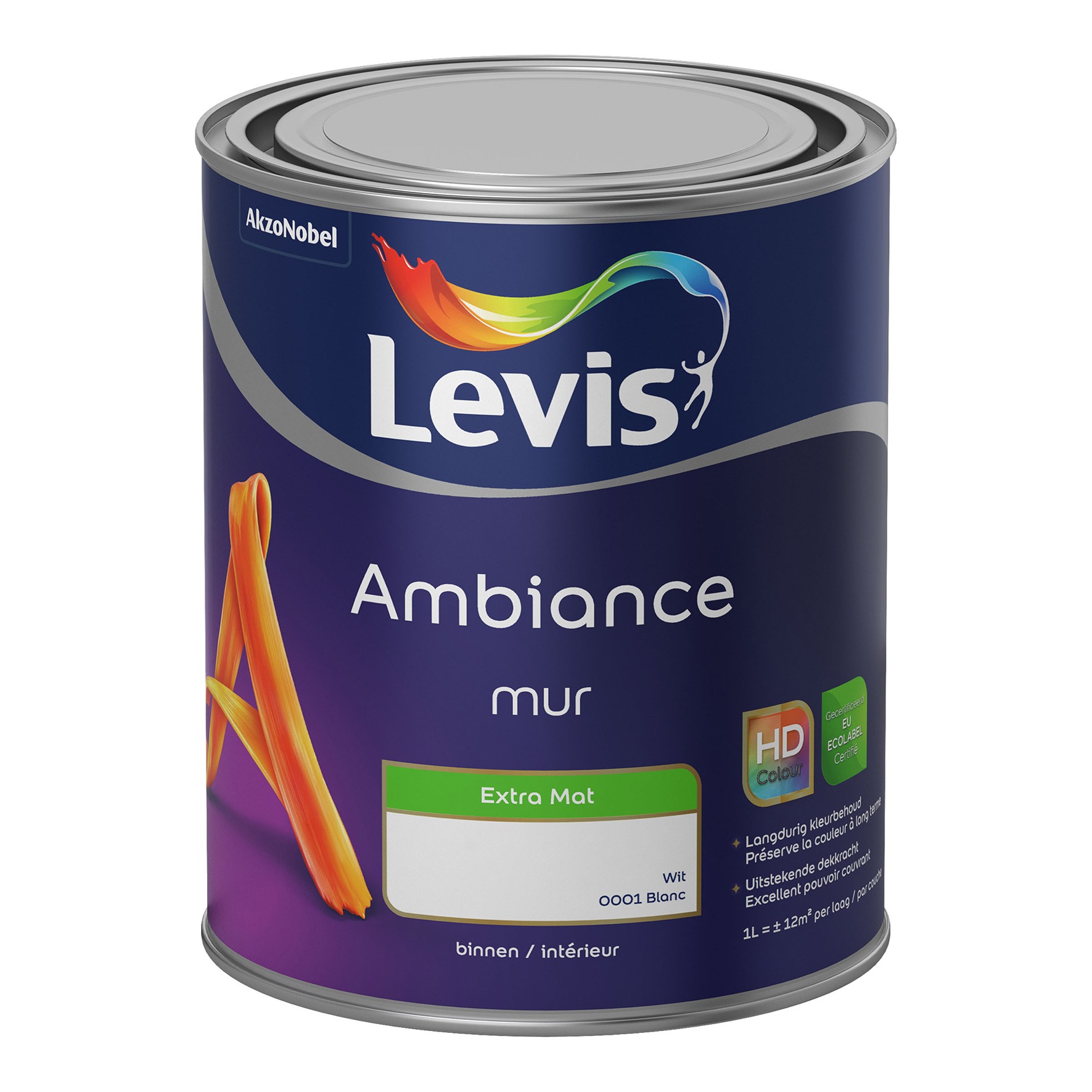 Levis Ambiance Mur Extra Mat 1l Wit