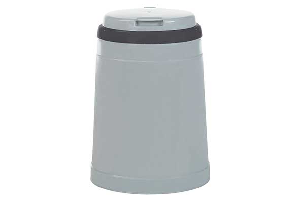 Mammouth gris support sac déchets 70l gr is 43.8x43.8x62.8cm ronde