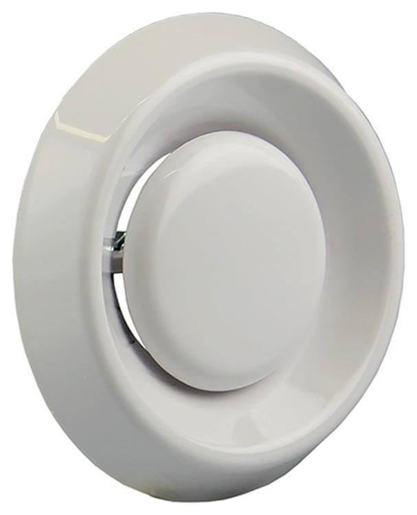 Renson afsluitbaar inbouw afzuigventiel PVC 736 wit Ø80mm