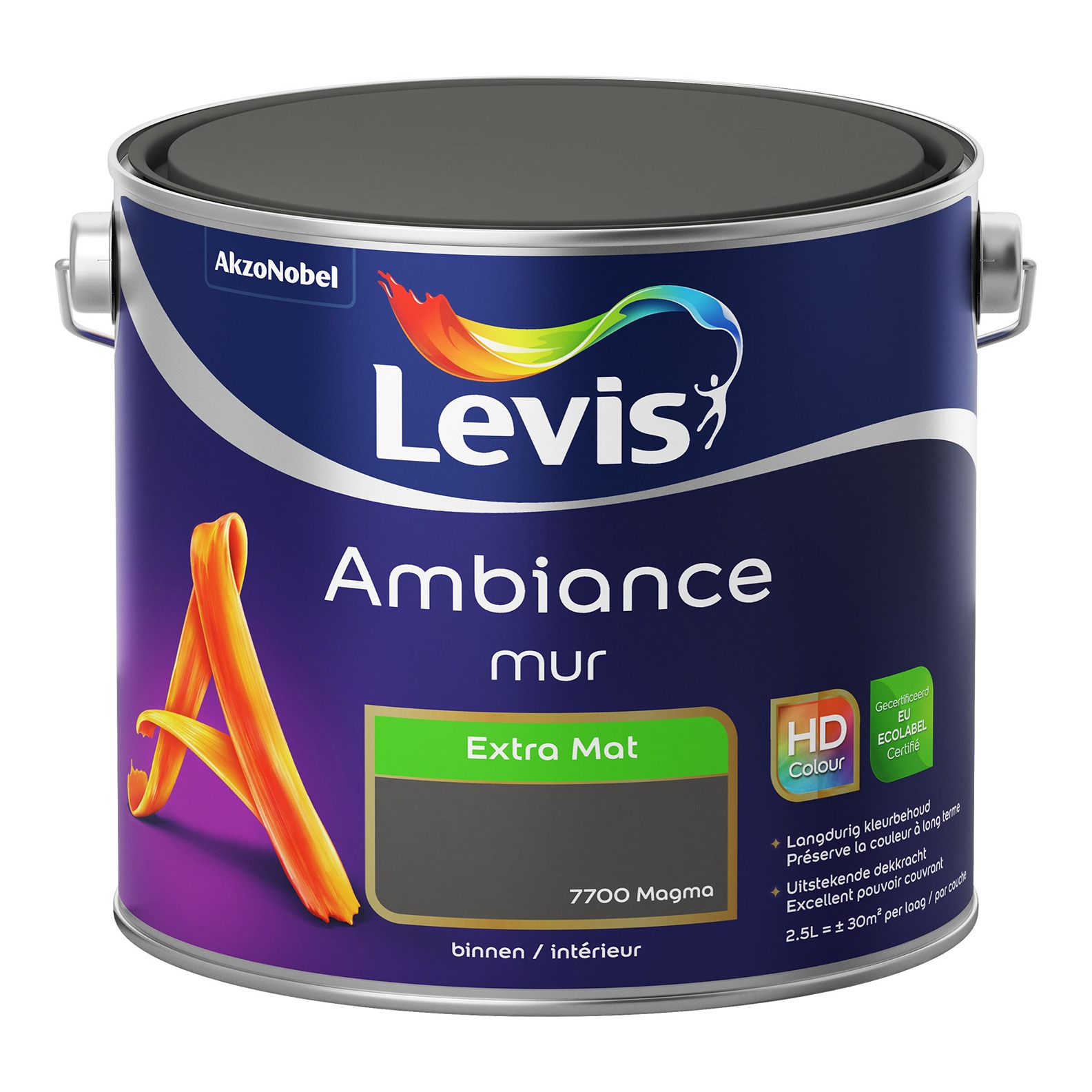 Levis Ambiance Mur Extra Mat 2.5l Magma