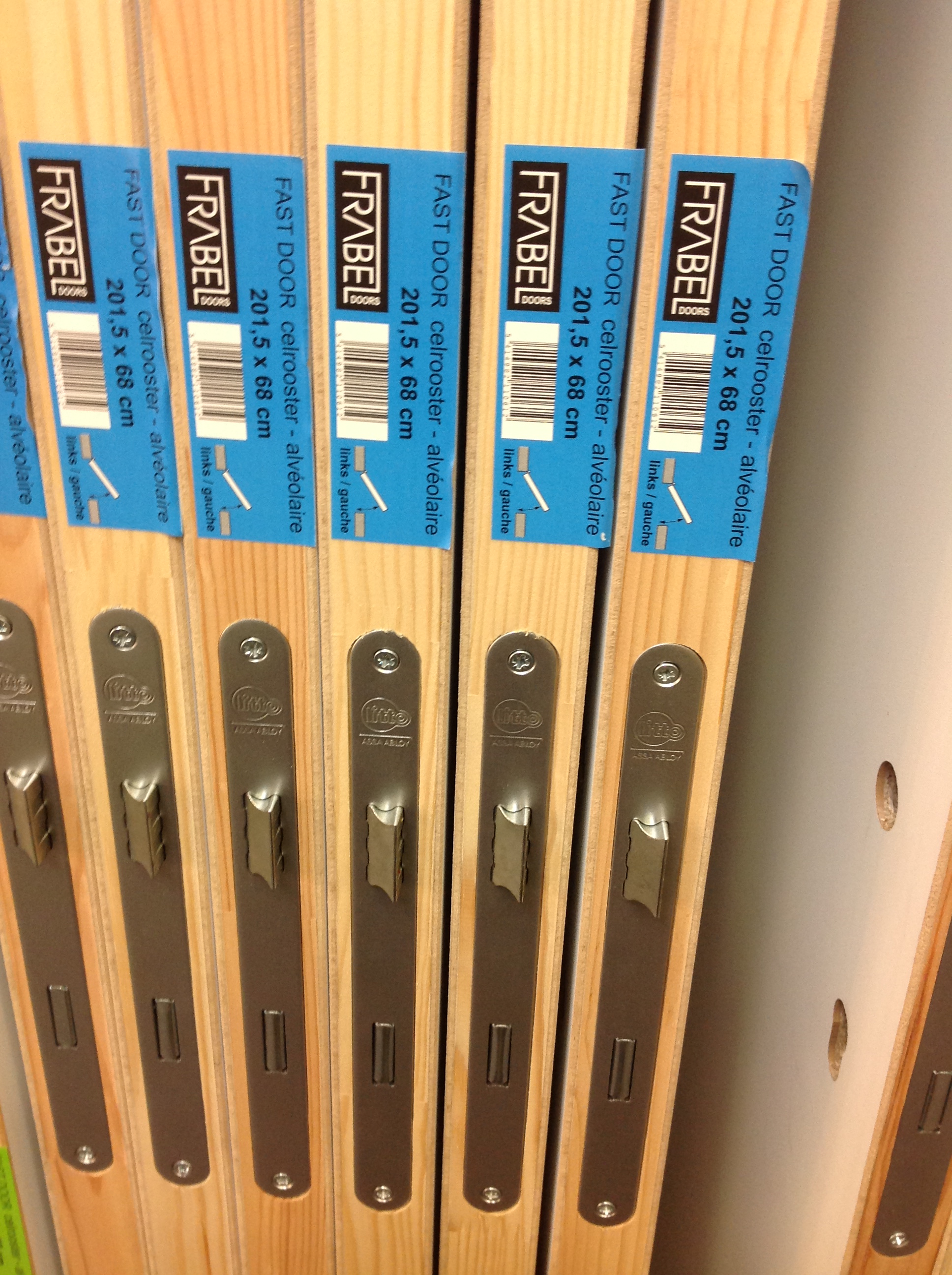 Verfdeur tubespaan gefreesd 2015x780mm links