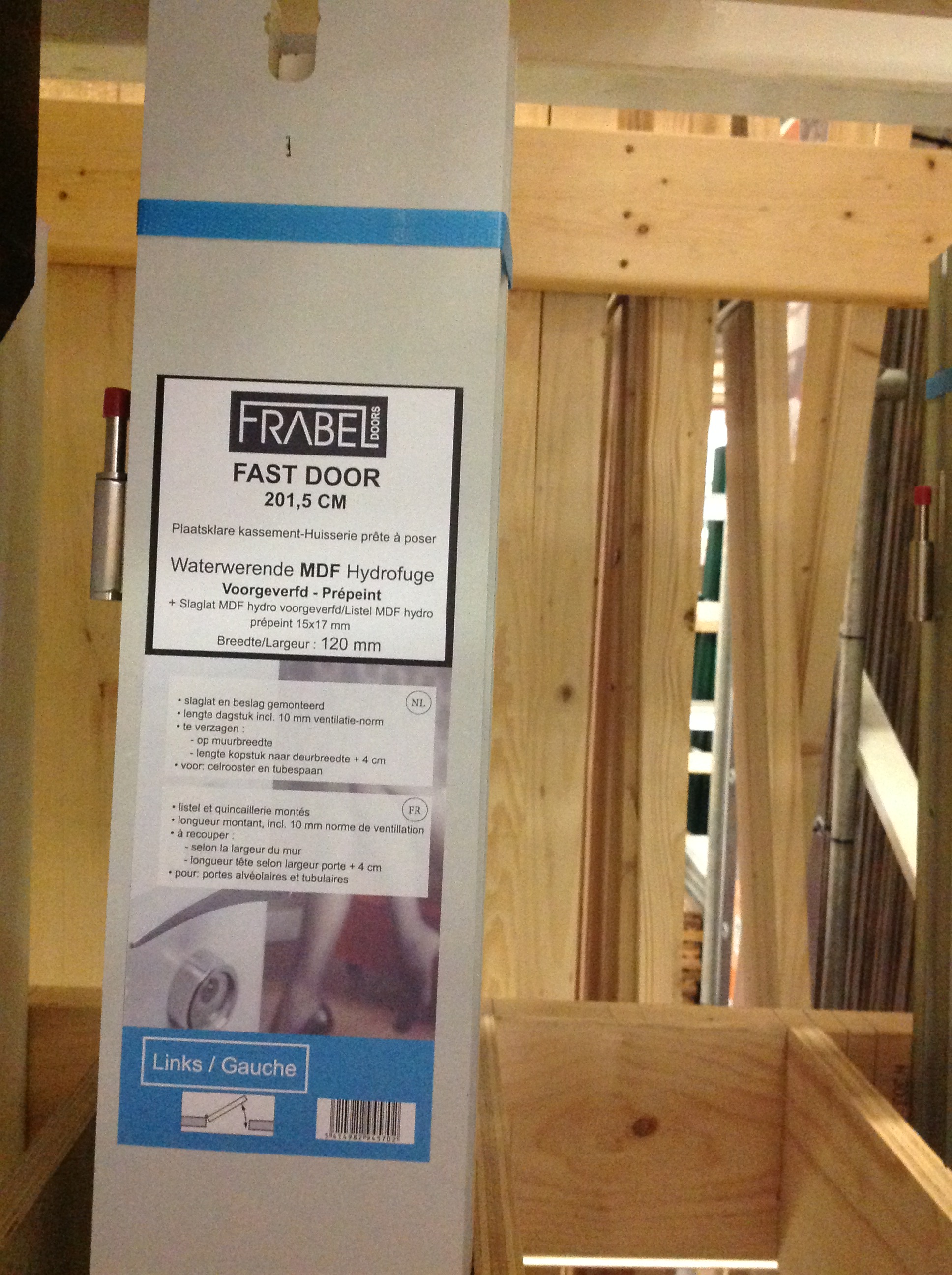 DEURKAS QUALITY MDF18MM HYDRO PRIME 12CM LINKS