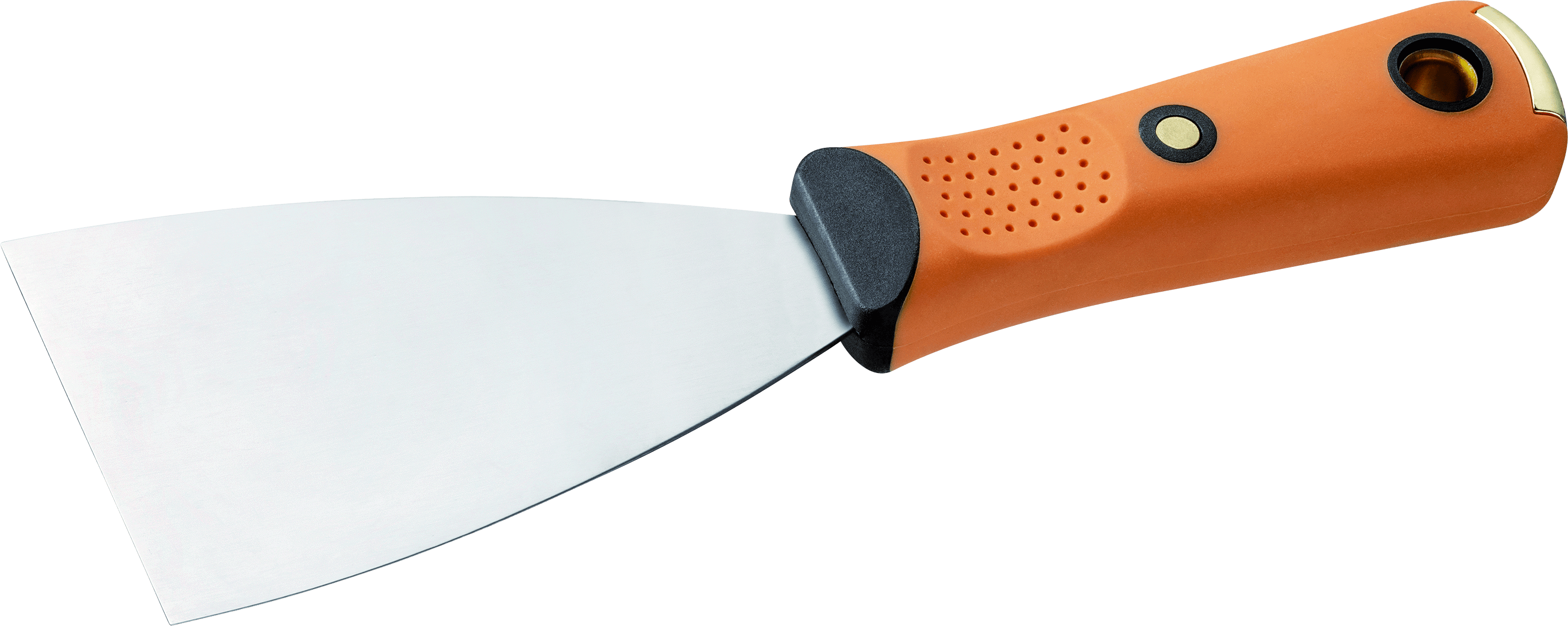 Spatule de peintre 75mm lame flexible inox 2K-poignée 
