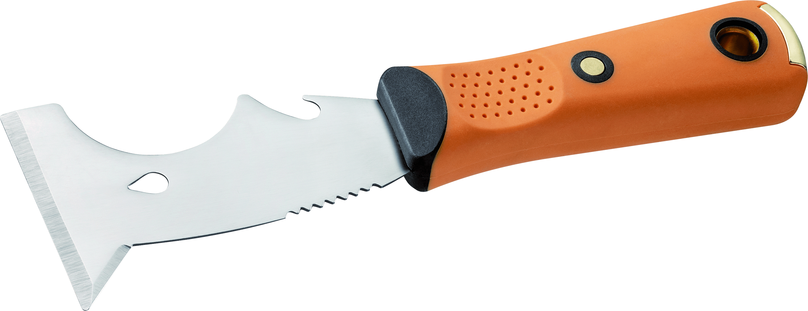 Spatule multifunctionele 75mm lame rigide inoxide 2K-poignée 
