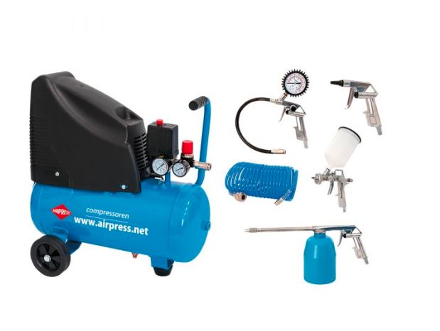 Compresseur hlo 215-25 + 5 accessoires