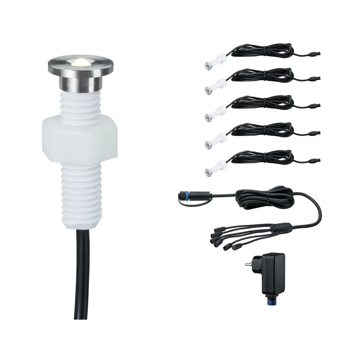 Paulmann Plug & Shine Encastré de sol LED MicroPen II Kit de base