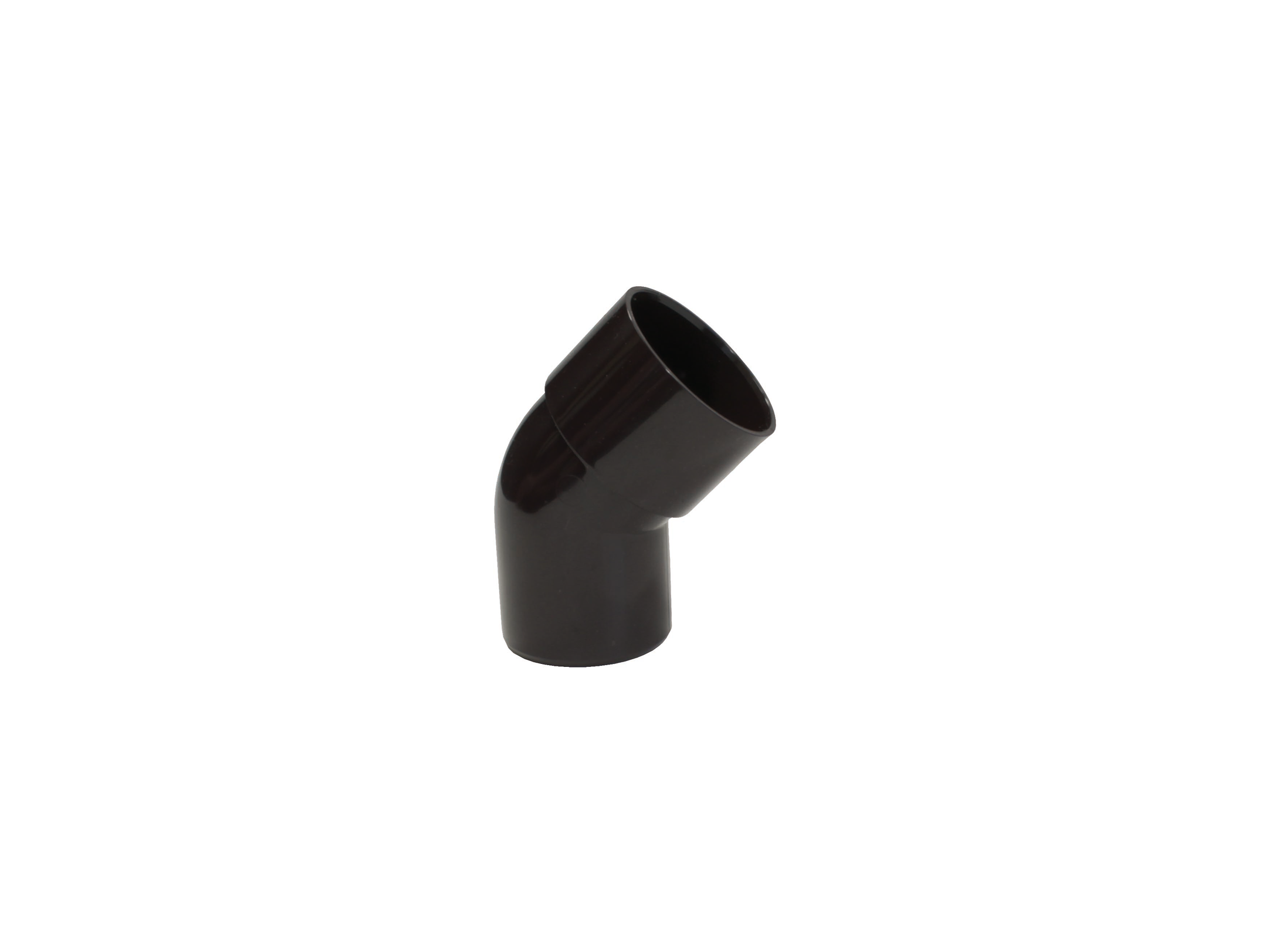 Coude pour système pluvial PVC gris clair 50mm 45°