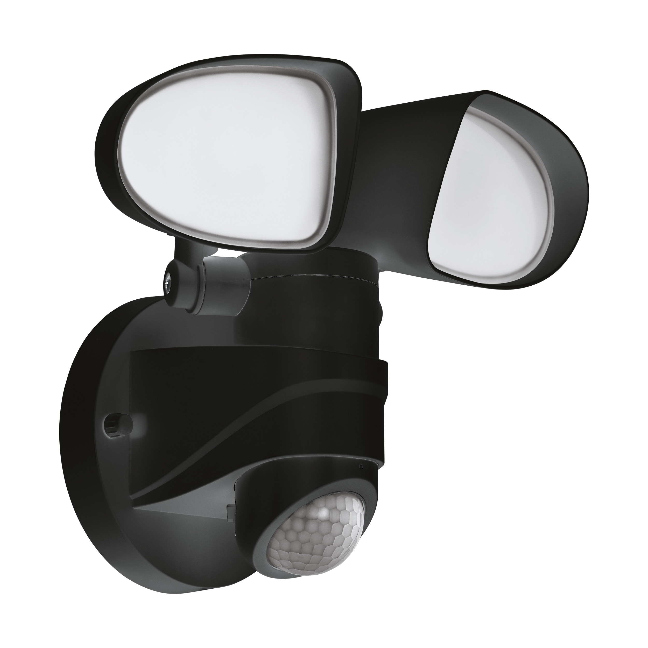 Pagino applique murale extérieure LED 2x6W plastique noir