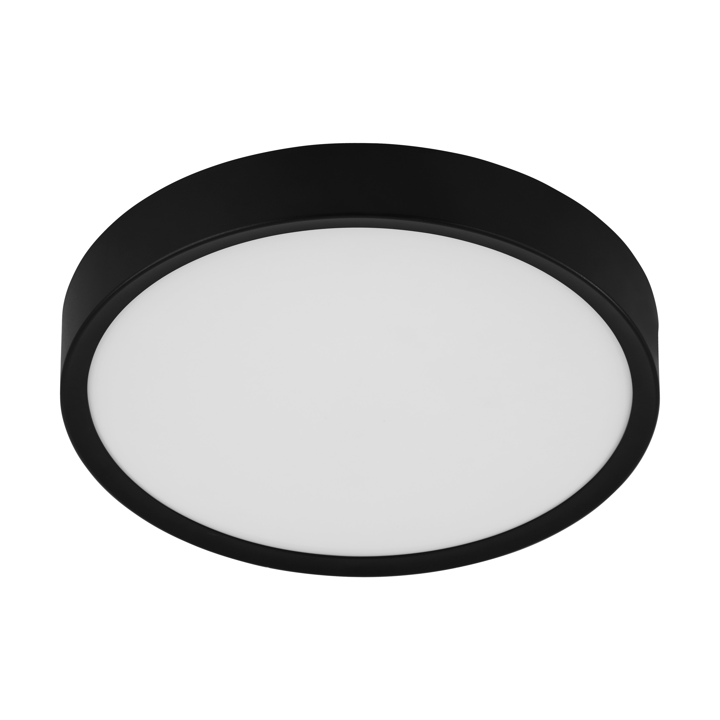 Musurita plafondlamp LED 18W kunststof zwart