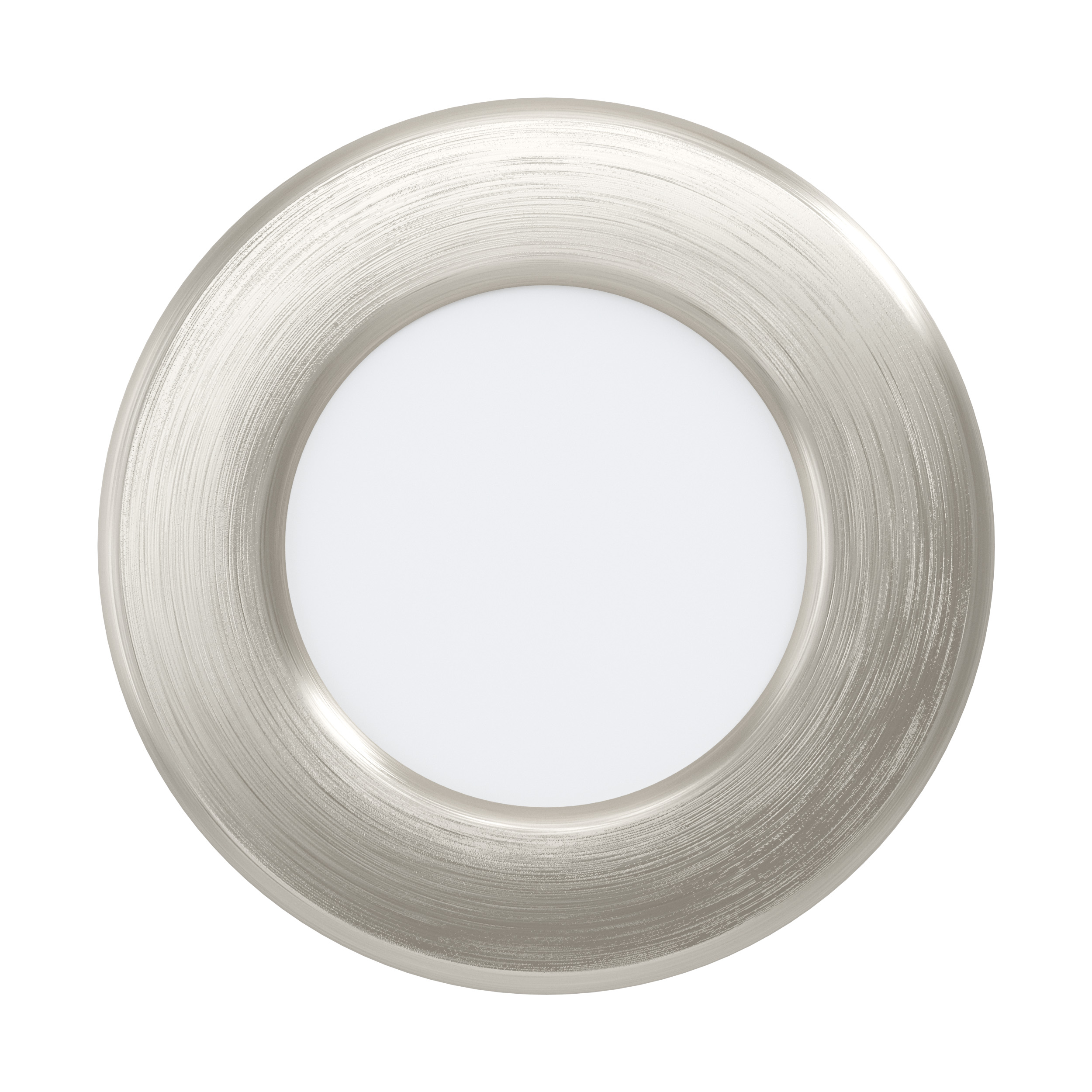 Fueva 5 spot encastrable LED rond Ø86mm nickel 3000k
