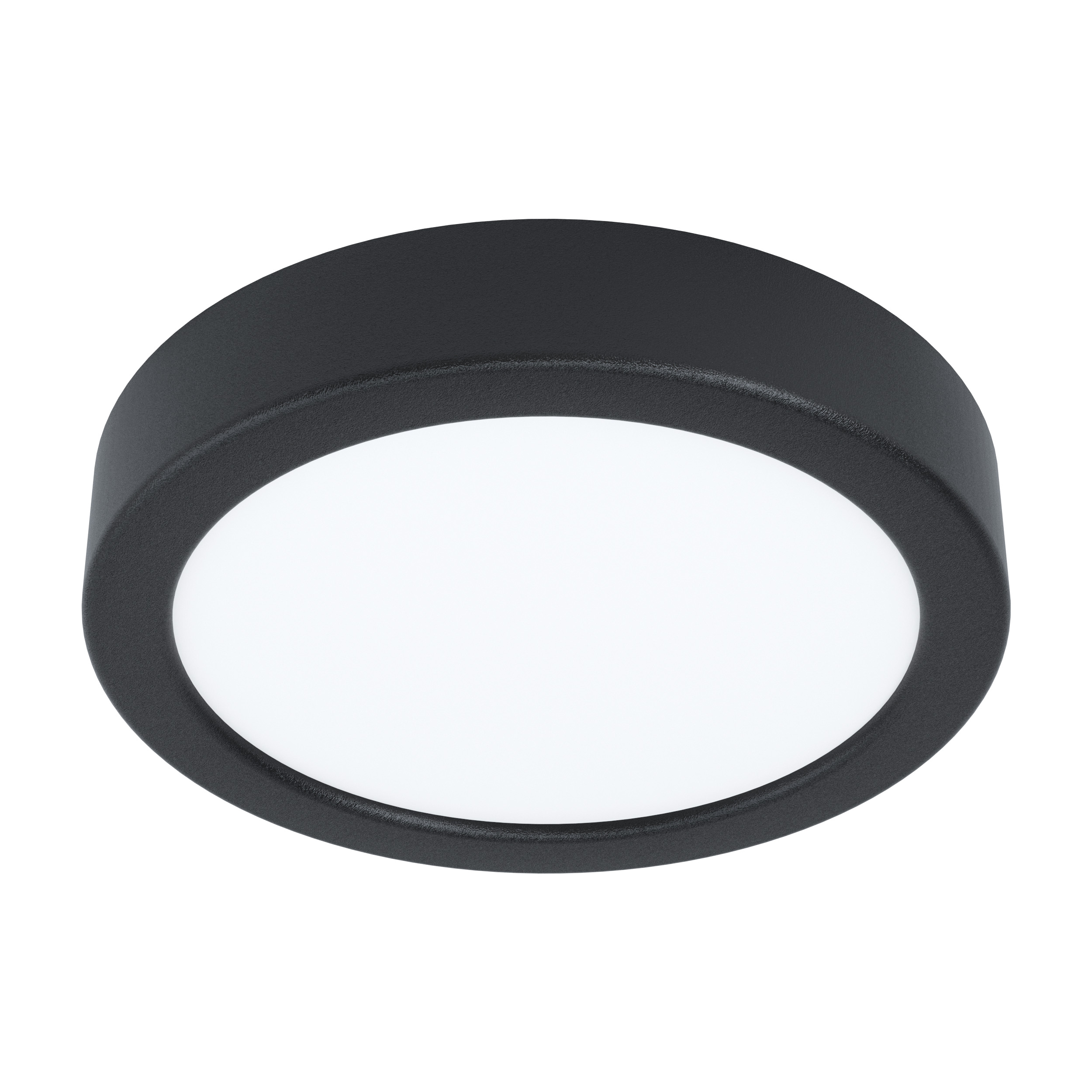 Fueva 5 plafondlamp LED rond Ø160mm zwart 3000k