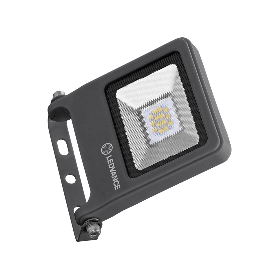projecteur LED endura gris foncé 10W blanc chaud