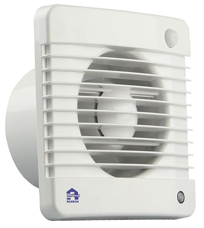 Renson mechanische ventilator met bewegingssensor 7501M Ø100mm wit