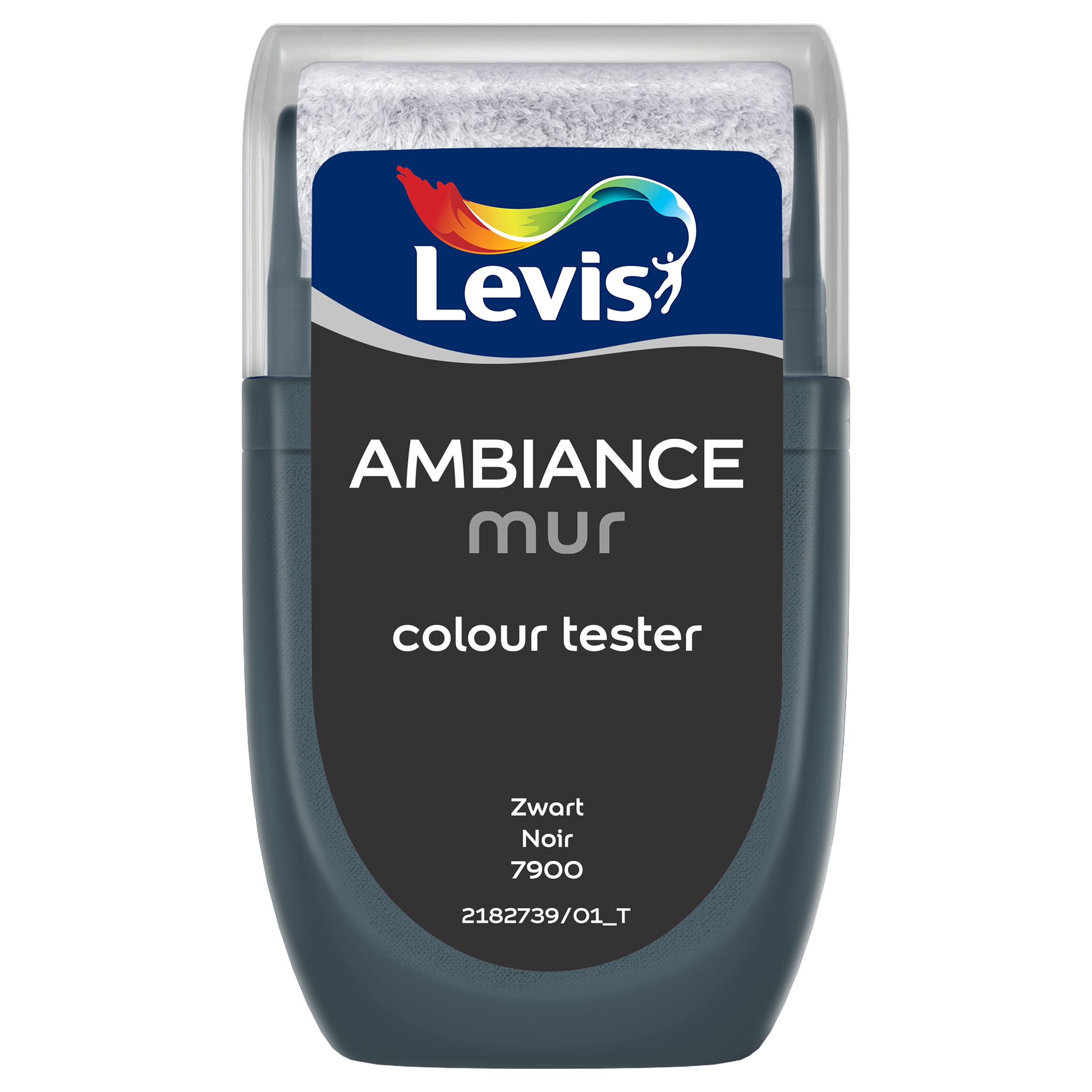Levis Ambiance Mur Mat Kleurtester 30ml Stiletto Black - 30 ml