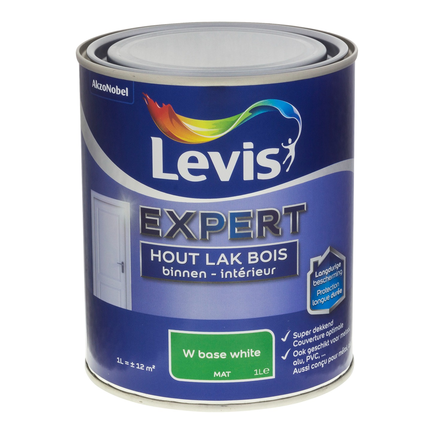 Levis Expert Hout Lak Binnen Mat Mix Wit - 1l
