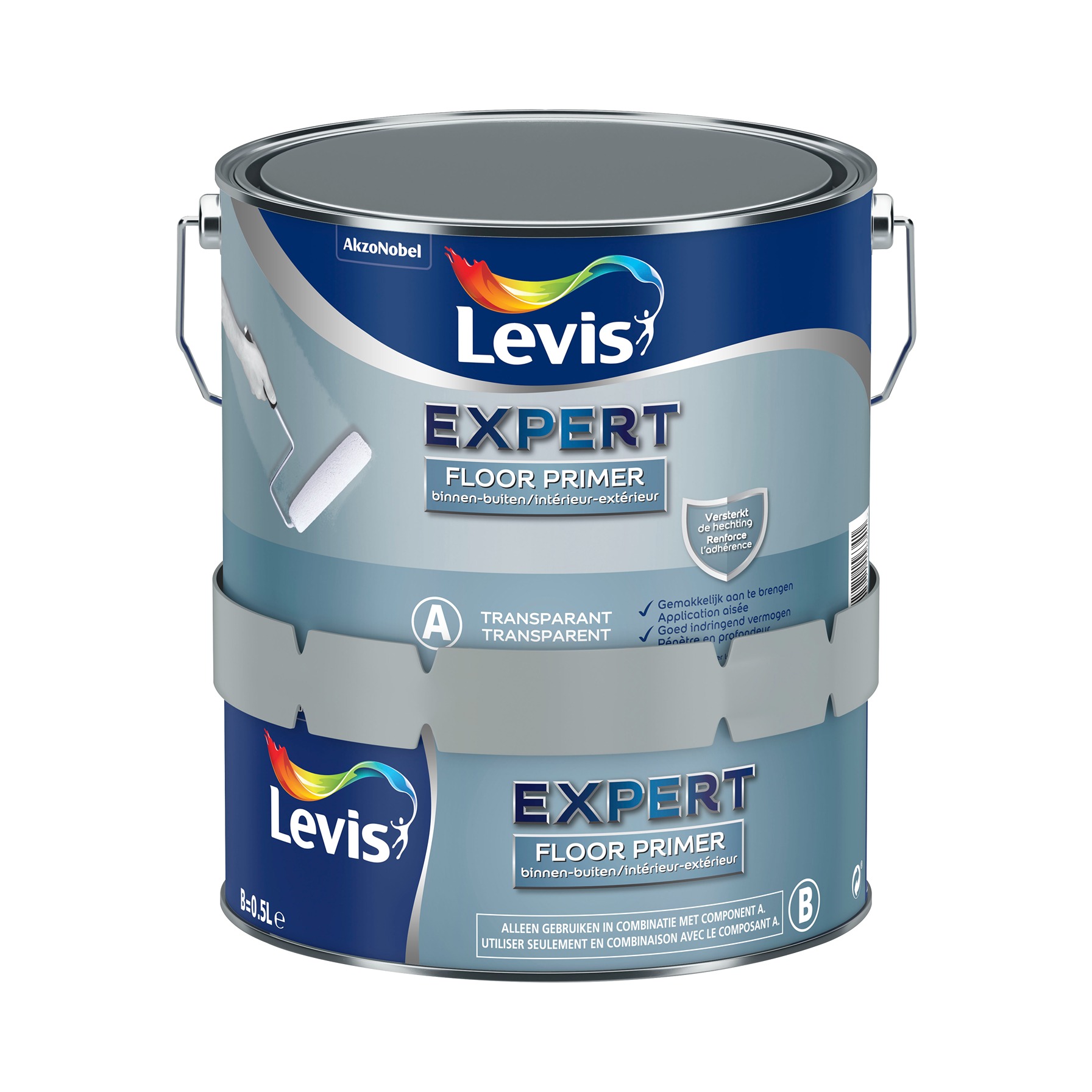 Levis Floor Primer 2.5l Wit