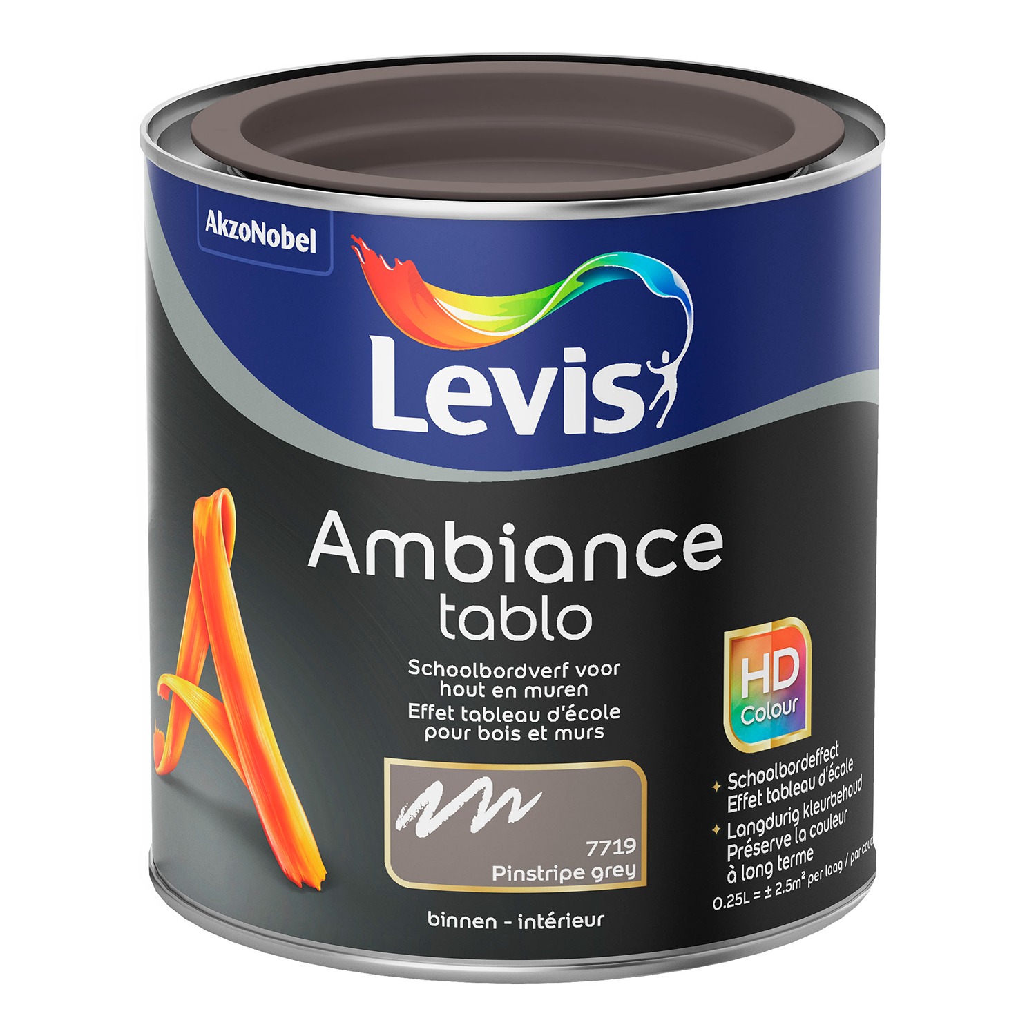 Levis Ambiance Tablo Pinstripe Grey - 0.25l