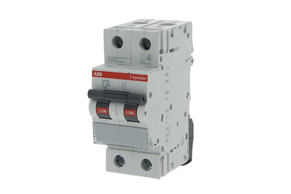 ABB VYNCKIER 2P SOKKELAUTOMAAT EP30 3KA C 20A