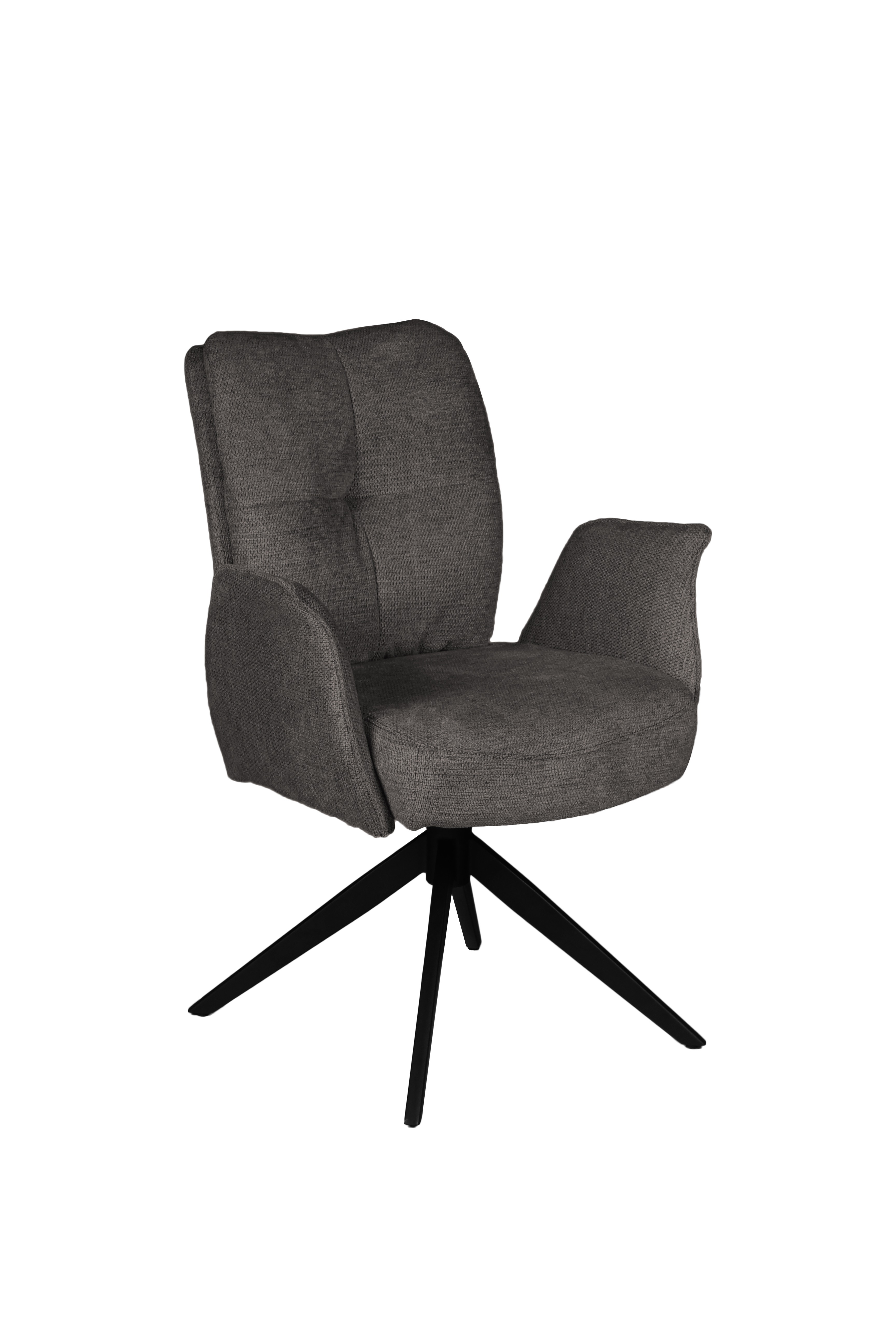 Chaise Modèle Lars Aragon Brown Grey 360°