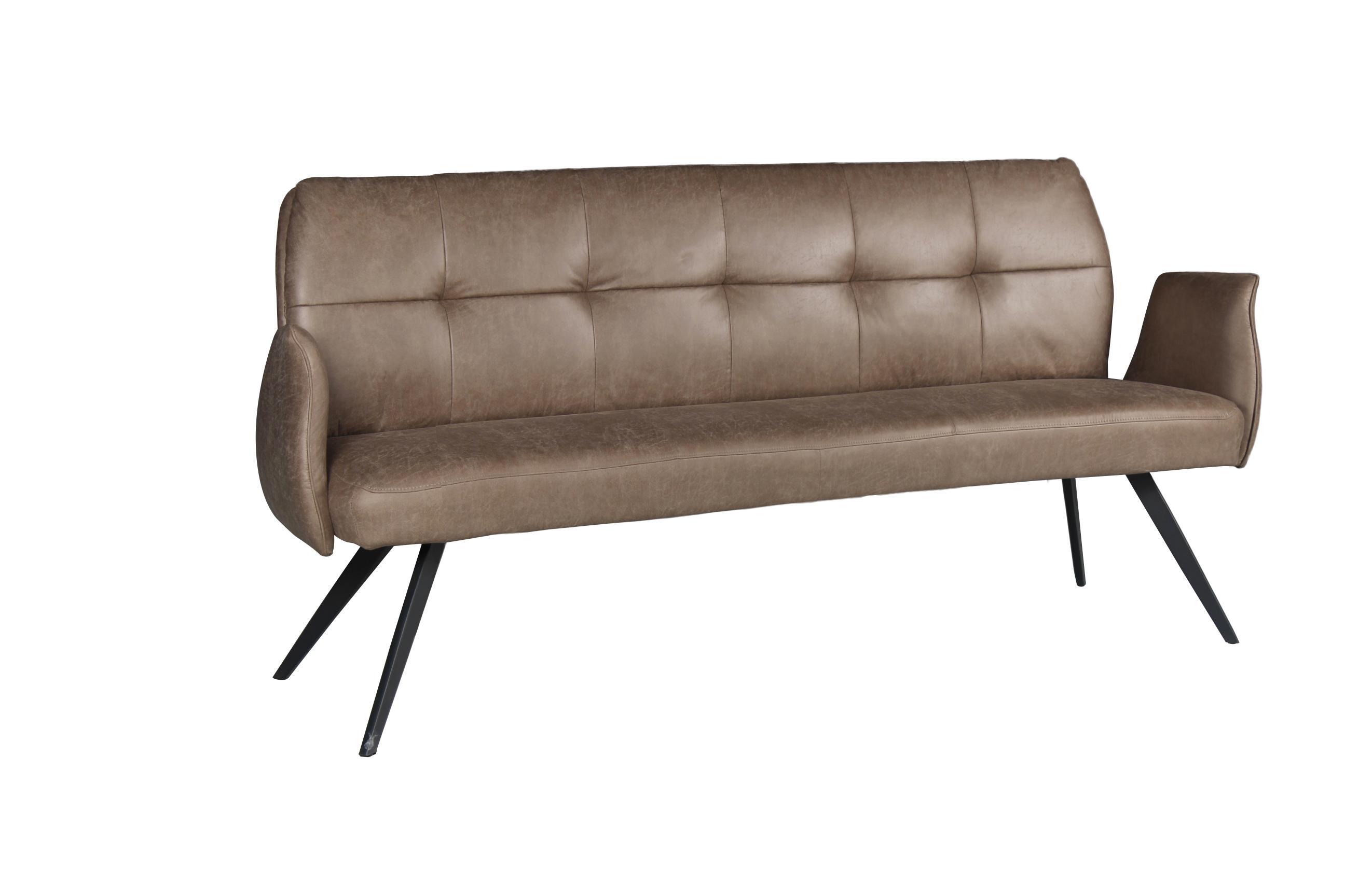 Banquette Modèle Lars 180Cm Dallas Leather Elephant