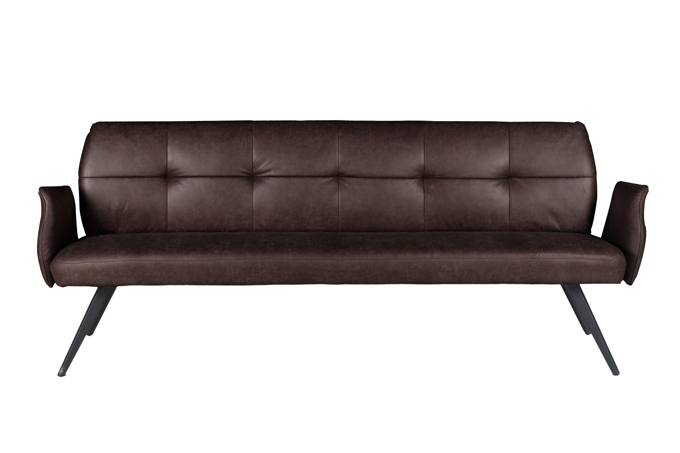 Banquette Modèle Lars 220Cm Dallas Leather Ebony