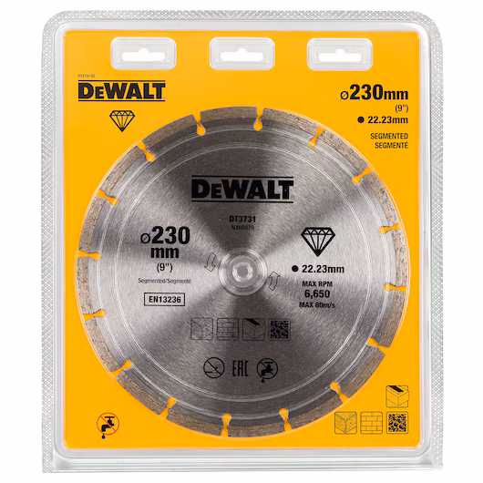 DEWALT lame diamant segmentée Ø230mm universelle