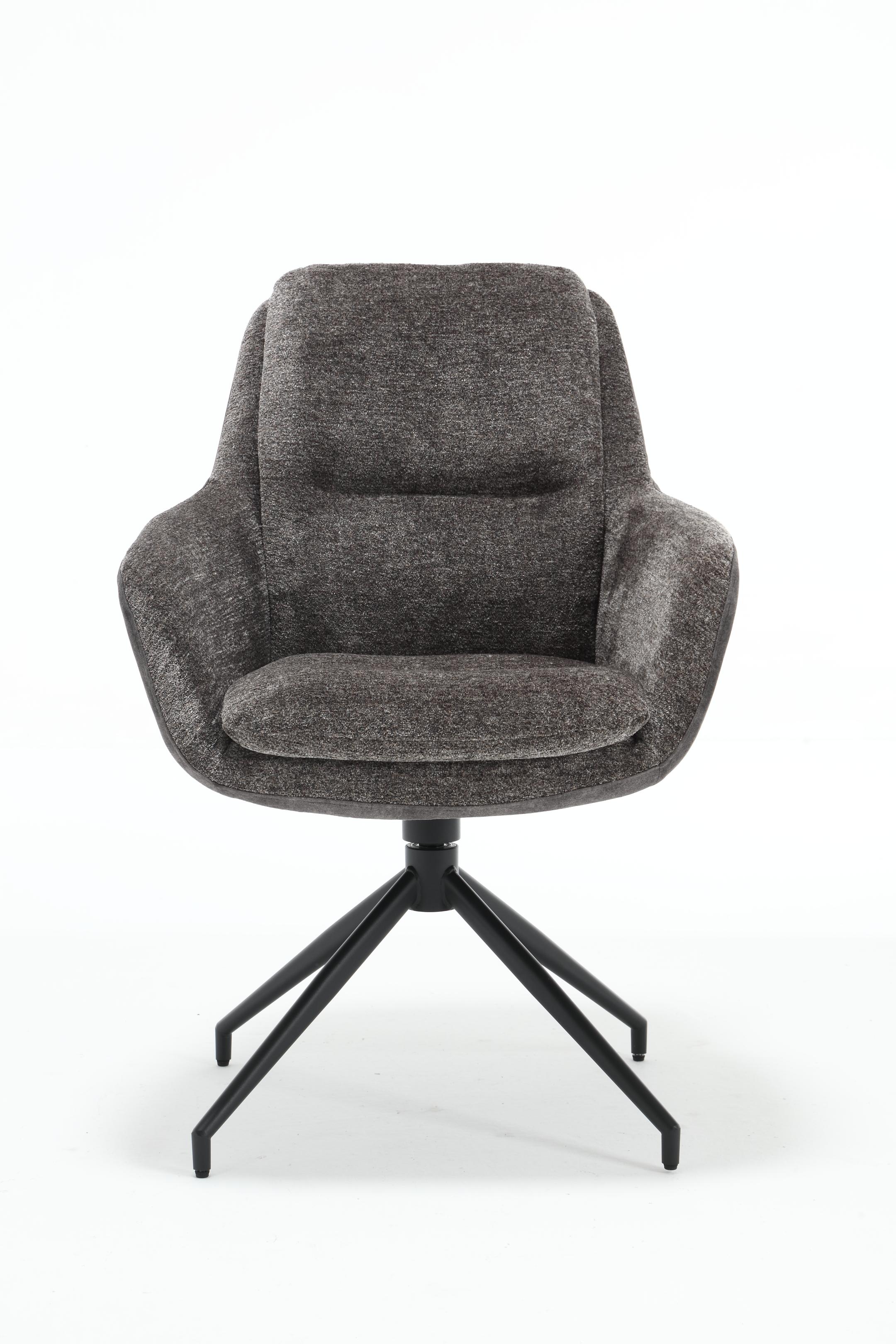 Chaise Modèle Dave Picasso 9302 Charcoal Grey 360°