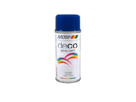 Motip* Deco Spray Brillant 150ml RAL 5010 Bleu Gentiane (art 021634)