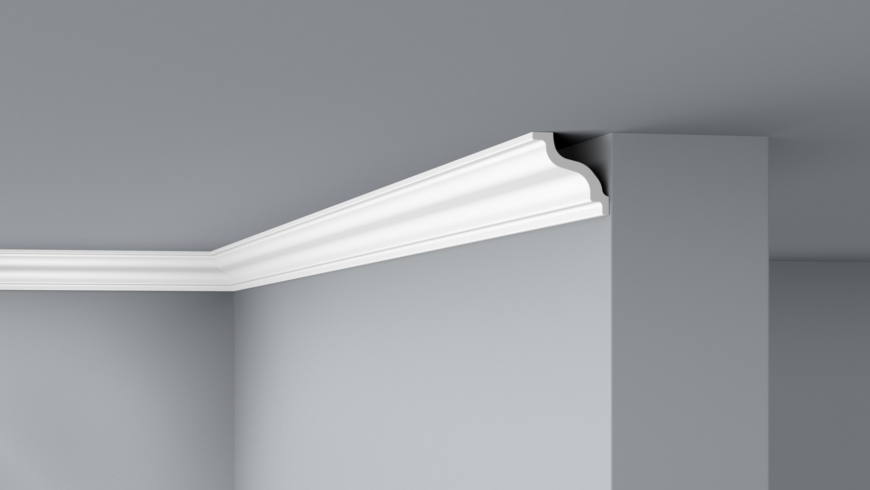 Decoflair Plafondlijst D9 70x70mm 2m