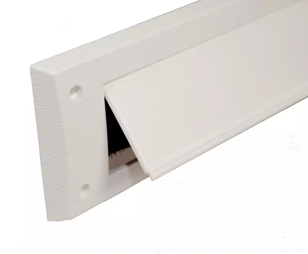 Ellen Brievenbusafsluiter Basic wit 82x12x340mm