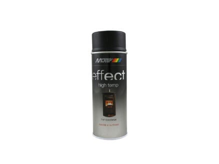 Motip* Effect Hoge Temperatuur Spray 400ml Zwart (art 302401)
