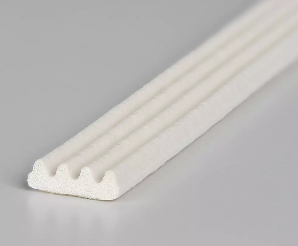 Ellen bande adhésive anti-courants d'air modèle K blanc 9 x 3 mm 7.5 m