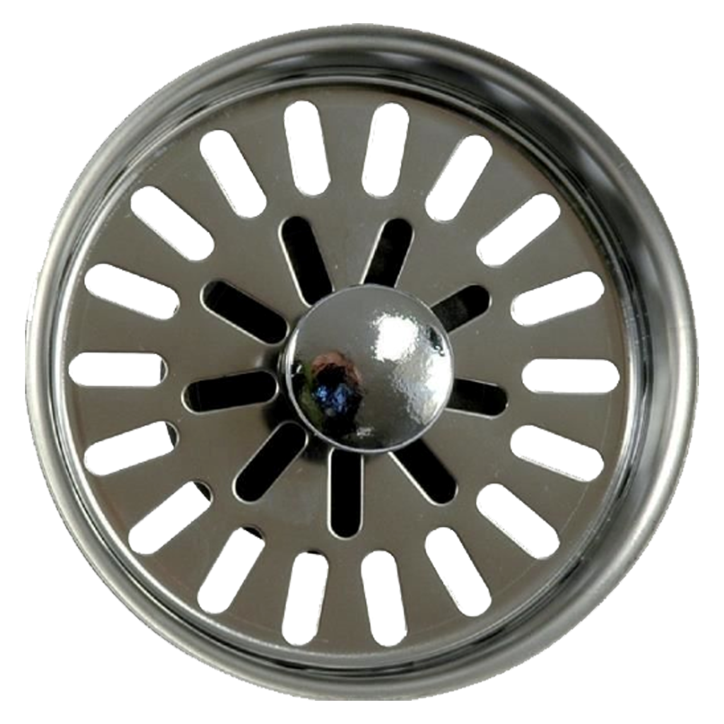 1 Panier avec clapet pour bonde 90 mm - inox