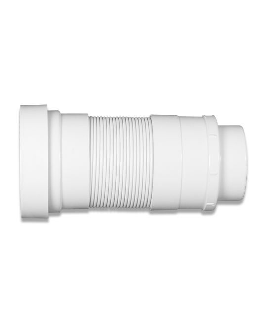 1 WC aansluitstuk flexibel 25-50 cm - diam 90-110 mm - kunststof