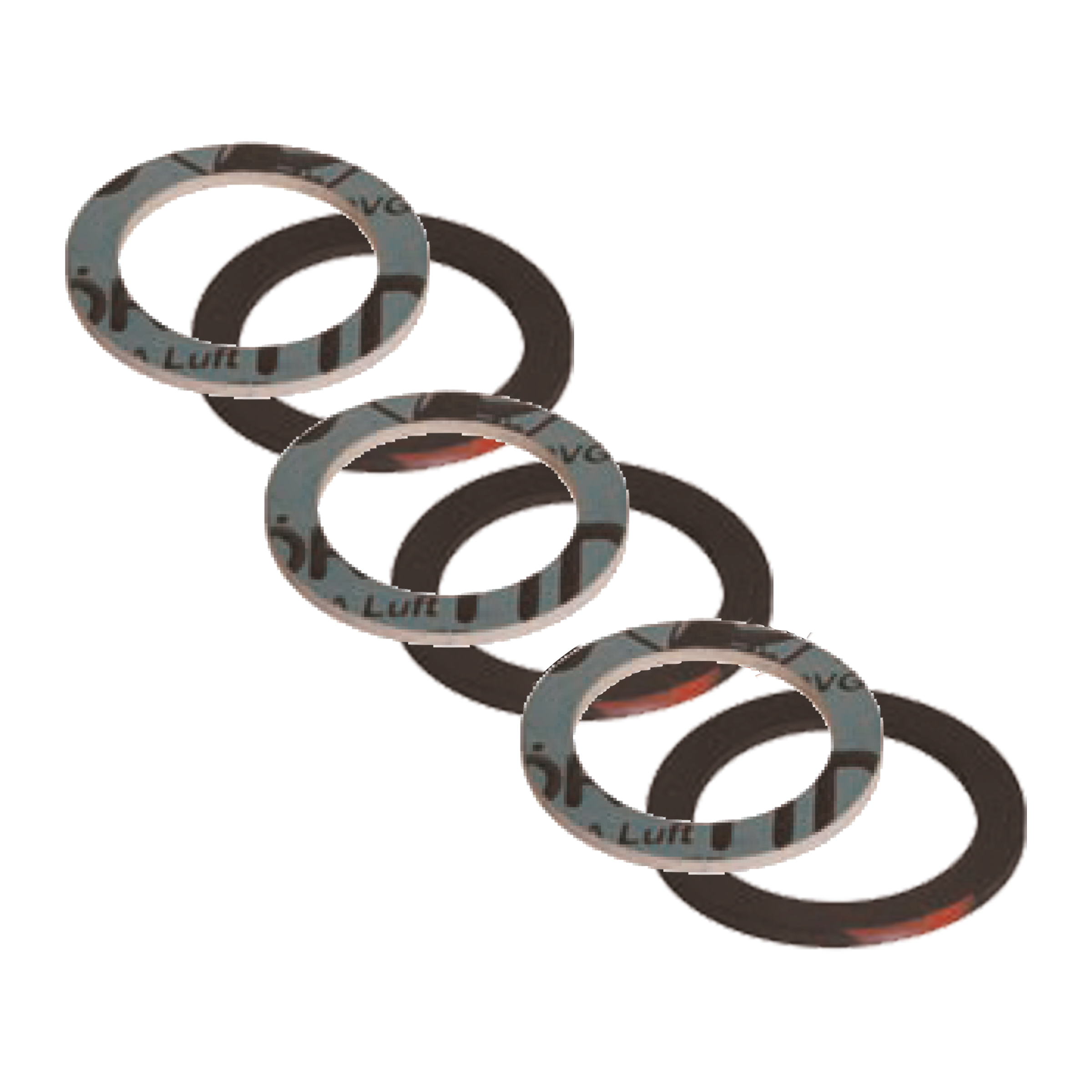 1 Dichting set Klingerit 6 stuks - 17 x 24 mm