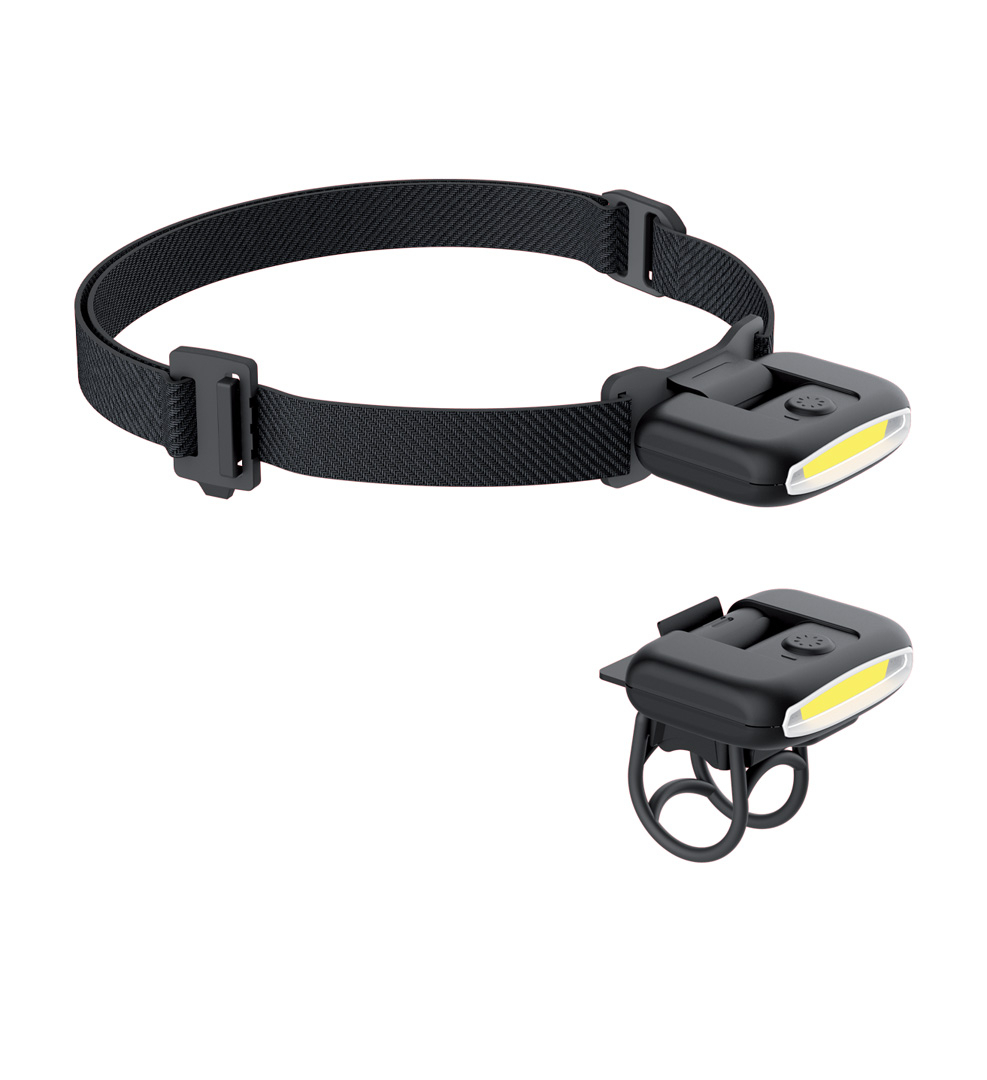 Xanlite lampe torche frontale LED 2 en 1 pour vélo avec déteur de mouvement - USB rechargeable - 170 lm 