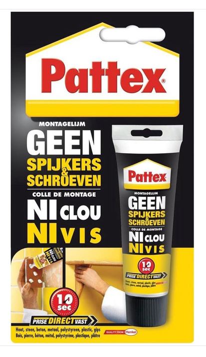 Pattex Ni Clou & Ni Vis Original Blanc 50g