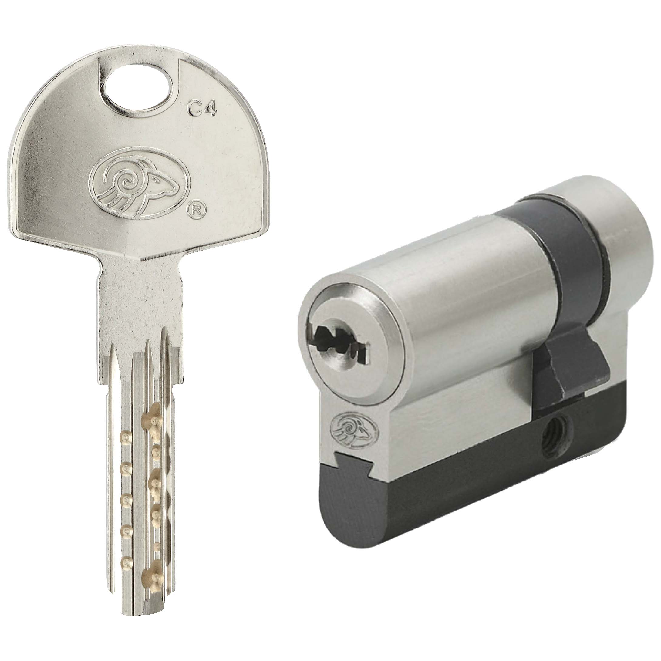 Cilinder superior 10/30 (3 horizontale sleutels + code card)