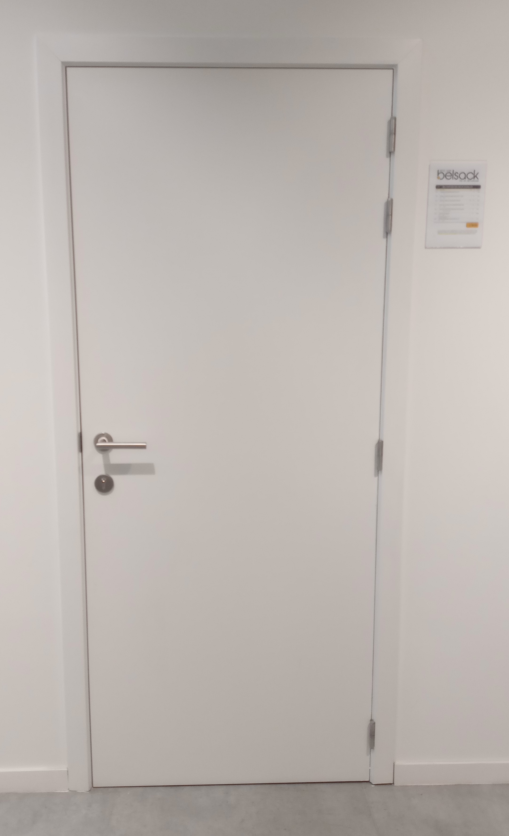 Verfdeur brandwerend RF30 2015x780mm