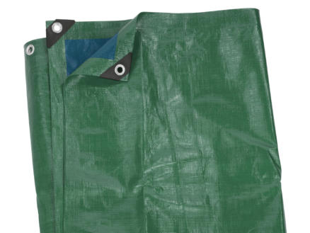 Bâche De Couvrage Vert 4x4m 120gr
