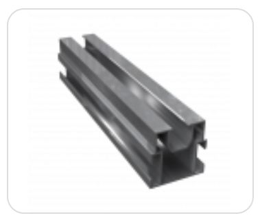 Duofuse terras -  Draagbalk aluminium voor aluminium onderconstructie 40x40mm - 4m