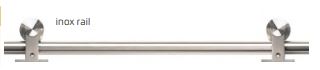 More Inox Slide Rail 1800mm